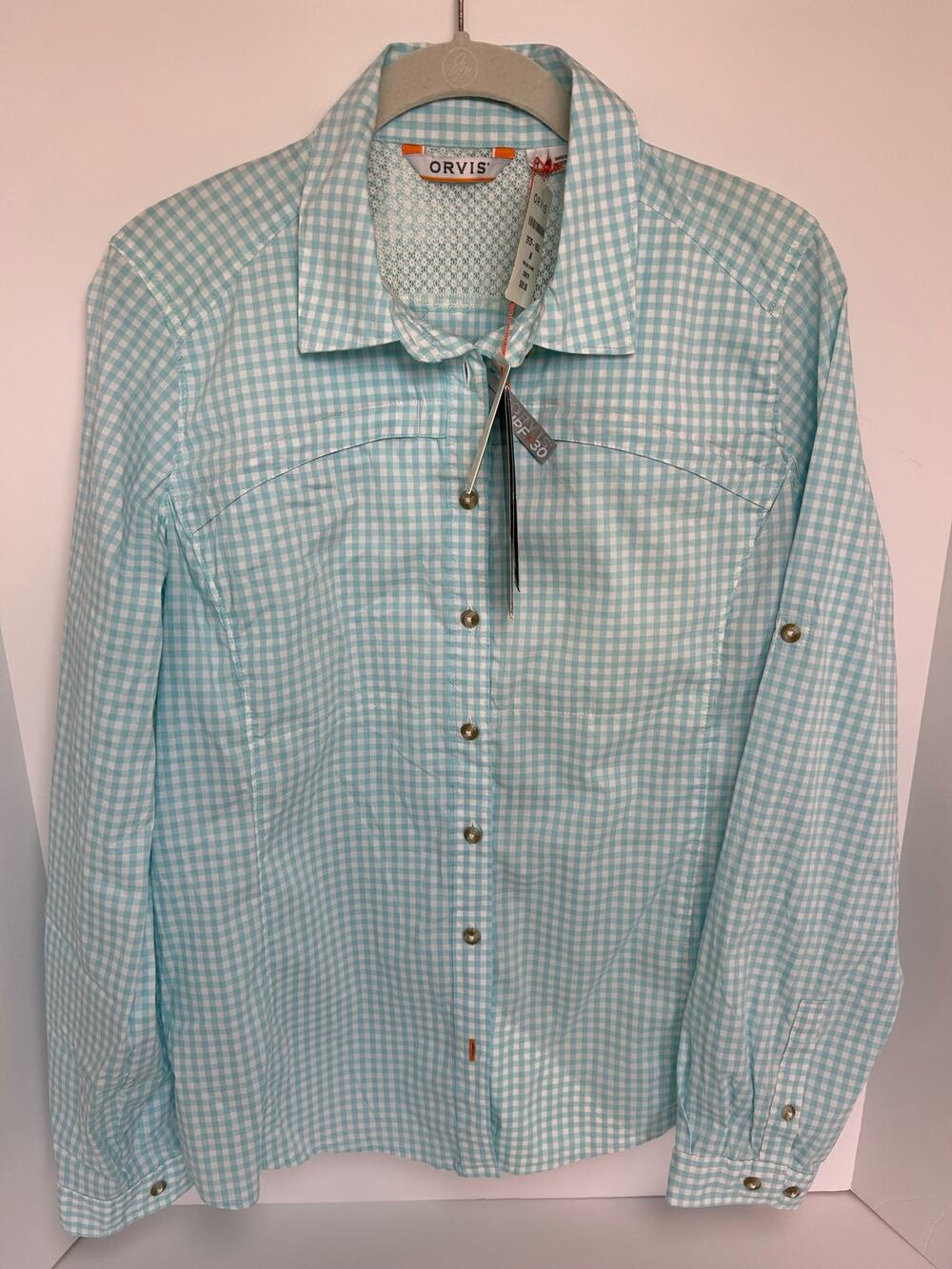 Orvis Women's Size Medium button-down River Guide Tech Hiking Shirt